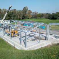 Cheddite Italy srl (Livorno) - Progettazione delle strutture portanti in acciaio per il nuovo capannone n°27 Cheddite Italy srl (Livorno) - Progettazione delle strutture portanti in acciaio per il nuovo capannone n°27